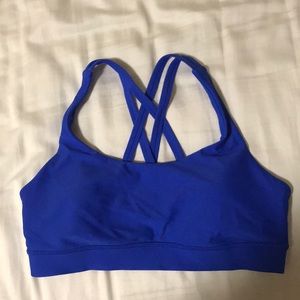 royal blue lululemon sports bra